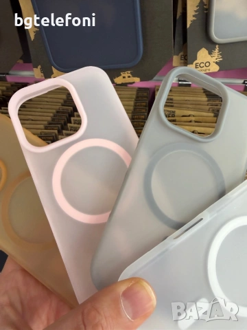 iPhone 16 Pro,iPhone 16 Pro Max матиран силикон с MAGSAFE, снимка 3 - Калъфи, кейсове - 53238094