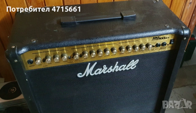 Marshall MG100 DFX китарно комбо усилвател 100 ватов с вградени ефекти , снимка 8 - Китари - 53180477
