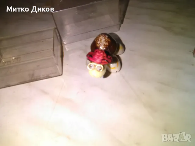 Миниатюрна костенурка от морски дарове ръчно направена с подарък морско око, снимка 2 - Декорация за дома - 49798105
