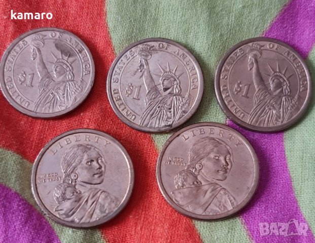лот президентски долари за колекция , снимка 2 - Нумизматика и бонистика - 38687344