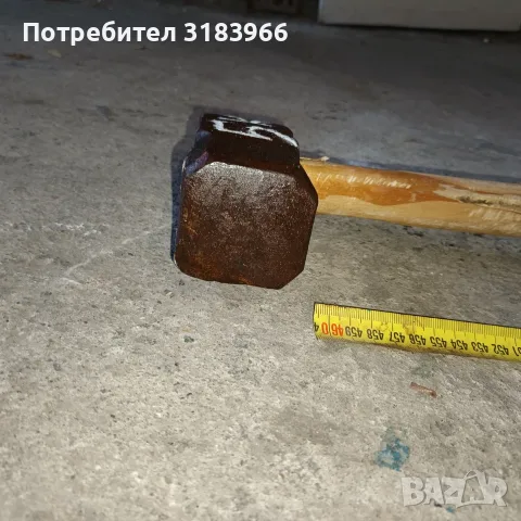 голям немски чук 3.500 килограма с дръжка , снимка 2 - Други инструменти - 55826842