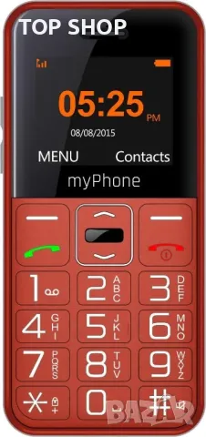 myPhone Halo Easy мобилен телефон за възрастни с големи бутони/SOS/1,77” цветен дисплей/камера/фенер, снимка 2 - Motorola - 49308612