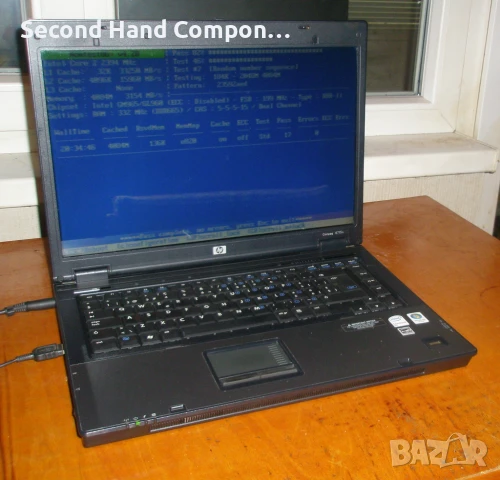 HP 6710b Dual Core T4200,4GB DDR2,SSD 120gb,GPU Intel,батерия,зарядно., снимка 12 - Лаптопи за работа - 51273722