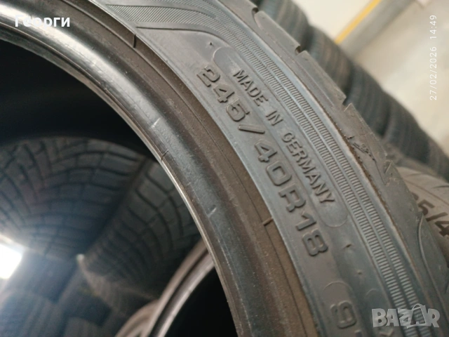 2бр. летни гуми 245/40/18 Goodyear, снимка 5 - Гуми и джанти - 53679746