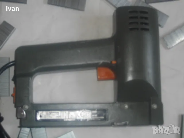 KINZO Ede HOLAND Професионален Електрически ТАКЕР комбиниран скоби пирони до 16мм тапицерски дървод, снимка 8 - Други инструменти - 47761403