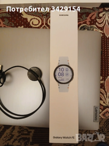 Супер Изгодно GALAXY WATCH FE - НОВ +Гаранция+Аксесоари 40ММ,BT,SILVER, снимка 3 - Друга електроника - 53863994