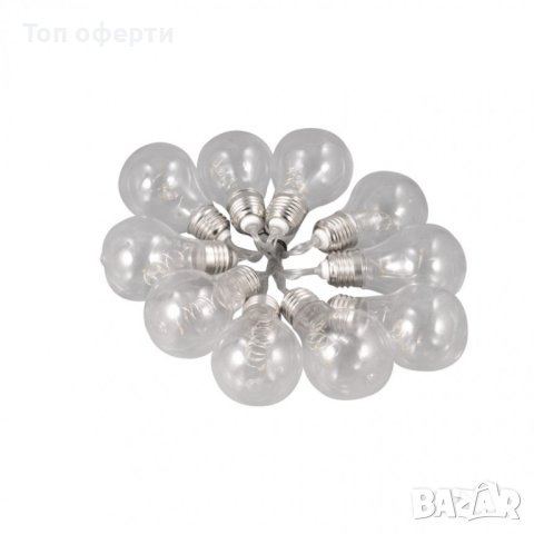 Соларни крушки 10 броя с топла светлина, снимка 2 - Соларни лампи - 41749585