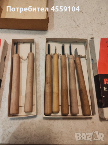 Дърводелски длета и две рендета