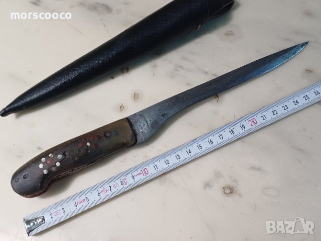 стар капански нож, снимка 5 - Ножове - 44172302