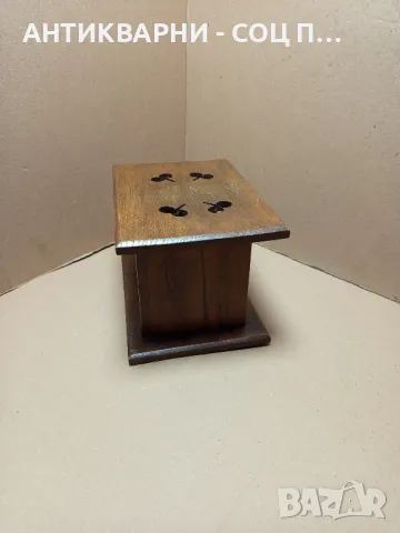 Стара Холандска Дървена Кутия., снимка 4 - Антикварни и старинни предмети - 49238763