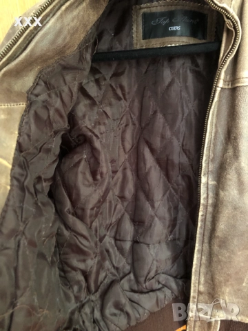 Дамско кожено яке, снимка 3 - Якета - 51870814