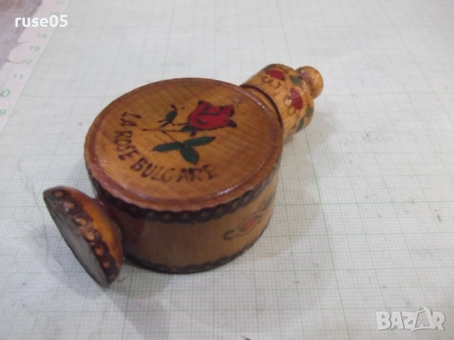 Мускал пирографирана бъклица от соца - 1, снимка 7 - Други стоки за дома - 52111375