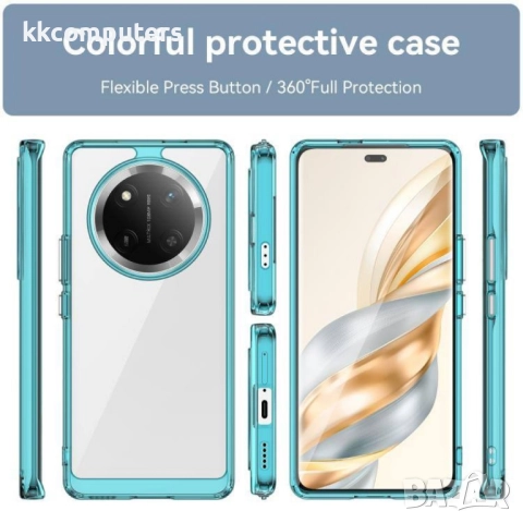 Honor Magic7 Lite 5G Colorful TPU Калъф и Протектор, снимка 4 - Калъфи, кейсове - 52623784