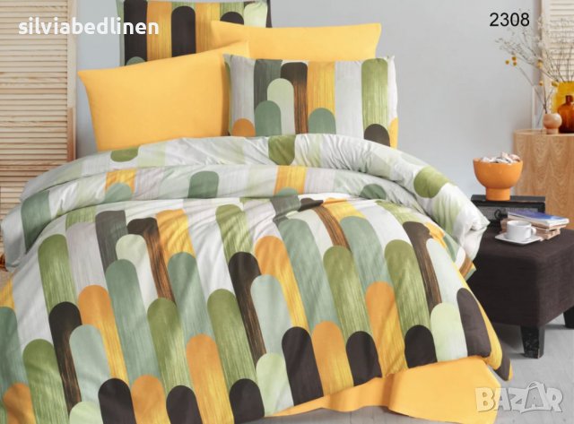 Спално бельо ранфорс 100% памук,голяма спалня,единично, пет части, снимка 6 - Спално бельо - 40141671