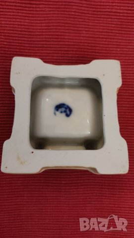 Стар порцеланов пепелник БАБА ВИДА. , снимка 5 - Антикварни и старинни предмети - 40695187