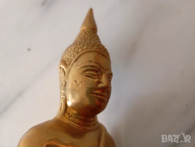 месингова статуетка-буда, снимка 9 - Антикварни и старинни предмети - 41840777