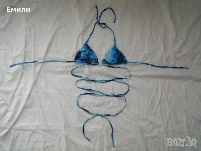 S, M, L нов комплект дамски бански от две части с принт marble , снимка 7 - Бански костюми - 50717092