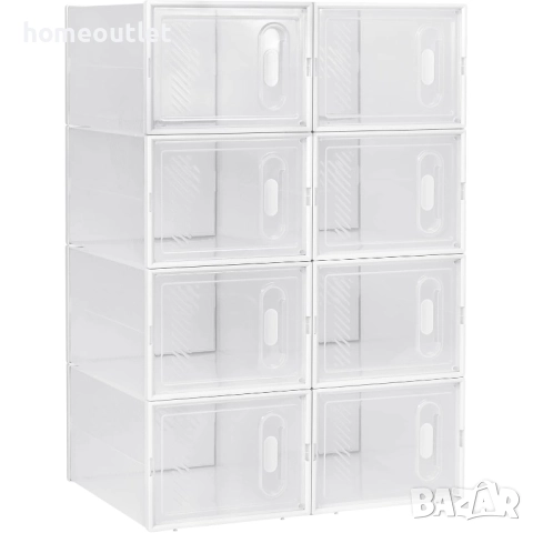 ПРОМОЦИЯ Органайзер за обувки (8 части) HOMIDEC X001GFUMXB, снимка 2 - Шкафове - 51655814