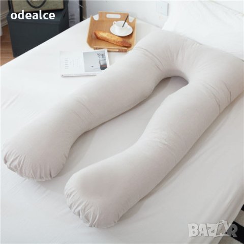 ВЪЗГЛАВНИЦА ЗА БРЕМЕННИ U - ОБРАЗНА, снимка 2 - Възглавници - 42336890