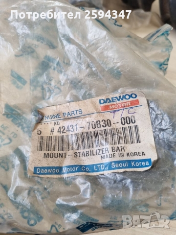 DAEWOO TICO ТАМПОН СТАБИЛИЗИРАЩА ЩАНГА , снимка 2 - Части - 36067878