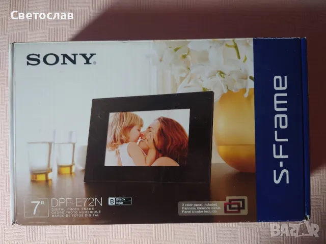 Нова дигитална фоторамка Sony DPF E72N, снимка 1 - Друга електроника - 48740926