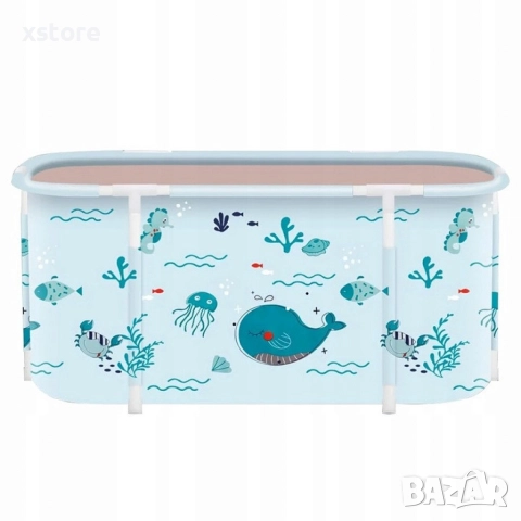 Сгъваема преносима вана XXL с възглавница и топлоизолация – Комфорт и удобство в малката баня, снимка 5 - Други стоки за дома - 52885144