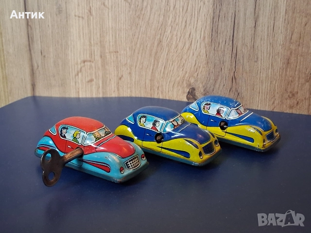 Лот Стари Метални Механични Играчки от Соца, снимка 3 - Колекции - 52749952