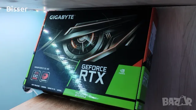 Видеокарта Gigabyte GeForce RTX 2060 OC Windforce 6G, снимка 8 - Видеокарти - 56020075