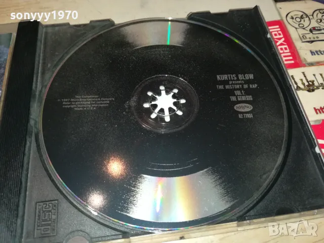 KURTIS BLOW-THE HISTORY OF RAP CD 0605251147, снимка 2 - CD дискове - 50174744