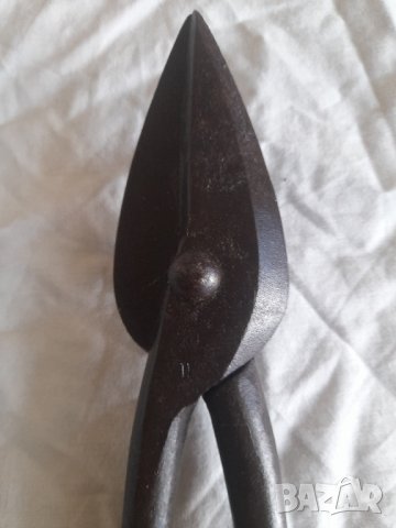 Стара кована ножица за ламарина , снимка 3 - Други ценни предмети - 44198731