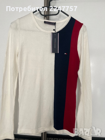 Нов пуловер Tommy Hilfiger размер S, снимка 1 - Блузи с дълъг ръкав и пуловери - 44647779