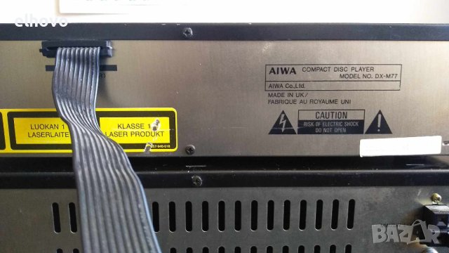 Аудио система AIWA CX-77Z, снимка 7 - Аудиосистеми - 41803175