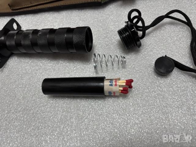 Голям Тактически нож Boker Magnum Survivalist с Кания/естествена кожа/, снимка 9 - Ножове - 53463637