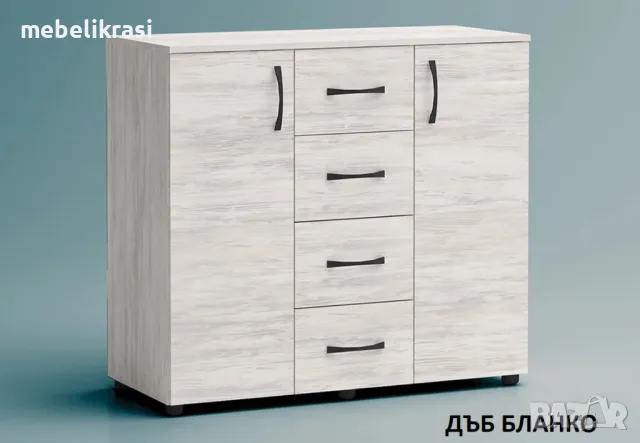 Скрин Аполо 4 в цвят Дъб сонома. Наличен!, снимка 2 - Скринове - 49858349