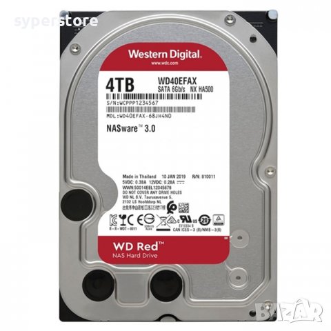 HDD твърд диск, 4TB, WD Red, SS300439, снимка 1 - Твърди дискове - 38675681