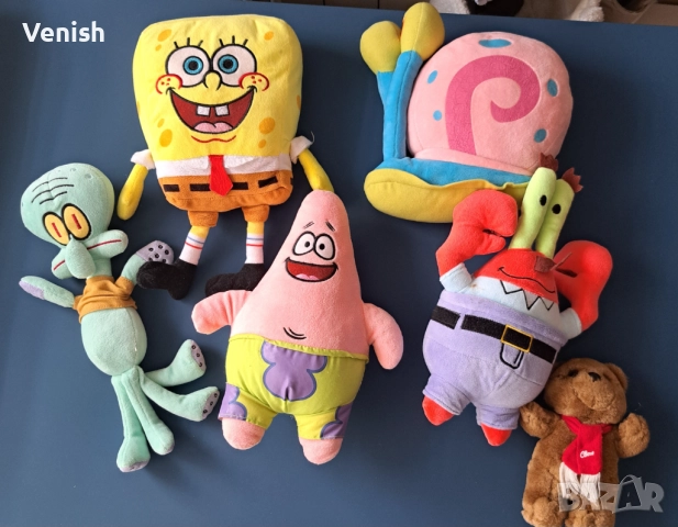 Плюшени играчки Спондж Боб, снимка 2 - Плюшени играчки - 52352424