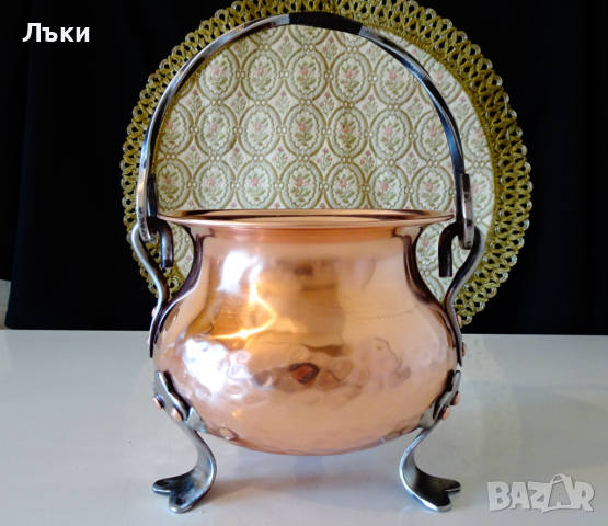 Медно менче еталон,маркирано. , снимка 2 - Антикварни и старинни предмети - 36213262