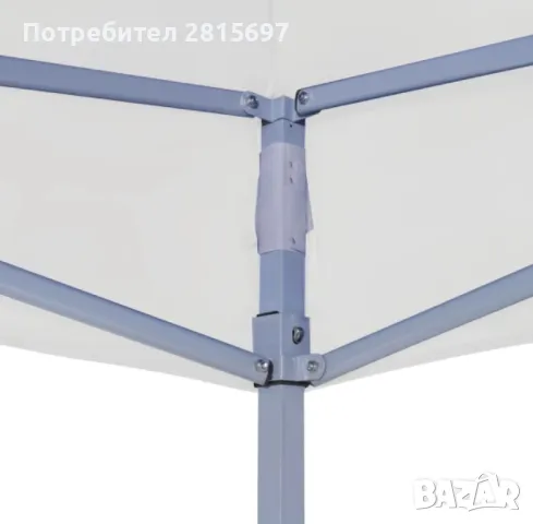 Сгъваема квадратна градинска шатра тип хармоника, снимка 6 - Градински мебели, декорация  - 48423915