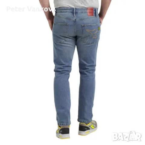 Мъжки дънки DIADORA Pant Stone 5PKT BLUE, снимка 3 - Дънки - 56293452