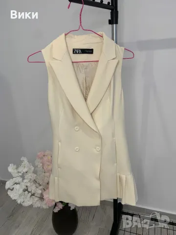 Zara рокля, сако, елек размер XS, подходяща и за S, снимка 7 - Рокли - 50257627