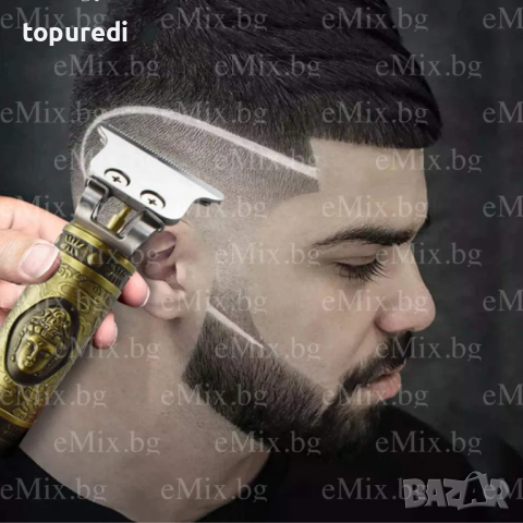 МАШИНКА ЗА ПОДСТРИГВАНЕ И ГРАВИРАНЕ НА КОСА, снимка 5 - Машинки за подстригване - 44731657