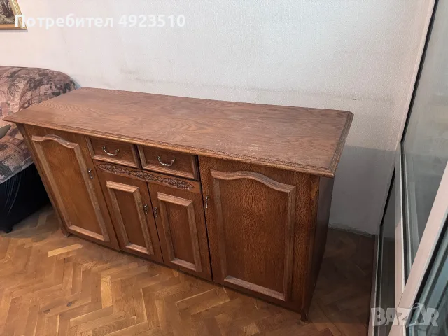 БЕЗПЛАТНО Холова гарнитура и дъбов шкаф, снимка 7 - Дивани и мека мебел - 55717001