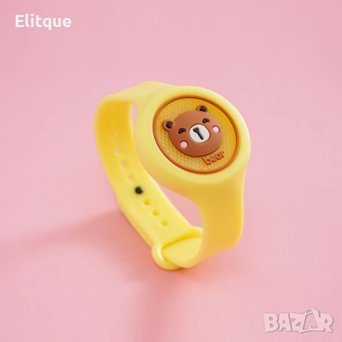 Детска играчка часовник, против комари, светлинен ефект, снимка 16 - Гривни - 52795724