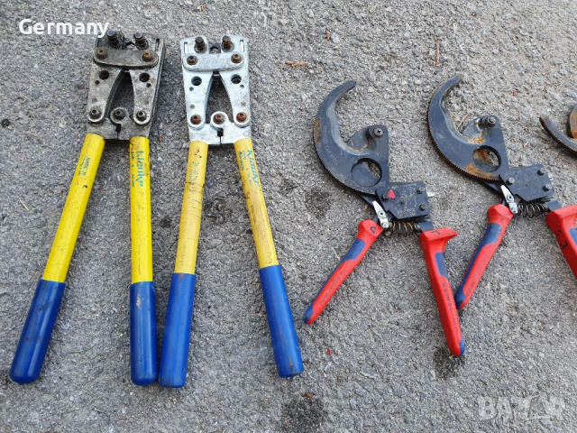 Klauke knipex кербовъчни клещи рязане на кабели, снимка 2 - Клещи - 36332518