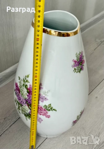 Обемна подова ваза Schumann Arzberg Germany "Lilac Time", снимка 8 - Вази - 50484847