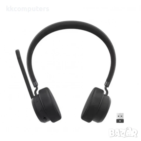 Lenovo Wireless VoIP Headset (Teams) Безжични слушалки, снимка 2 - Bluetooth слушалки - 50603650