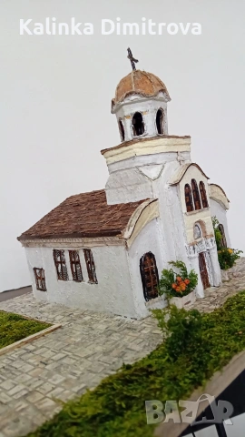 Макет на храм св.Атанасий-гр.Харманли., снимка 9 - Декорация за дома - 53227097