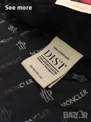  MONCLER  мъжки елек тъмно син цвят размер 5/XL, снимка 9 - Якета - 52349539