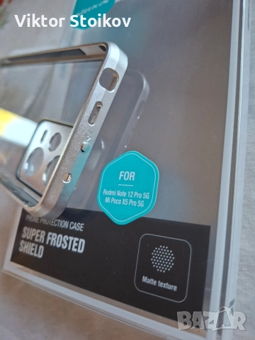 Стъклен калъф за Redmi Note 12 Pro , снимка 2 - Калъфи, кейсове - 52141951
