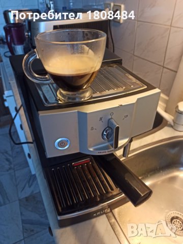 Кафемашина Крупс с ръкохватка с крема диск, работи добре и прави хубаво кафе , снимка 4 - Кафемашини - 41731094